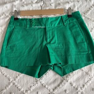 Banana Republic High Waist Green Shorts